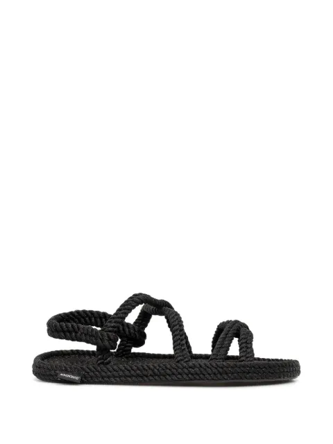 BOHONOMAD rope-detail espadrilles Black TAH0020