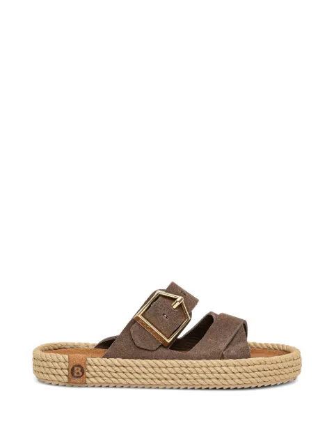 BOHONOMAD buckle-fastening rope-detail espadrilles Brown SEV12