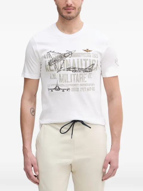 Aeronautica Militare graphic-print T-shirt White TS2535UJ00641