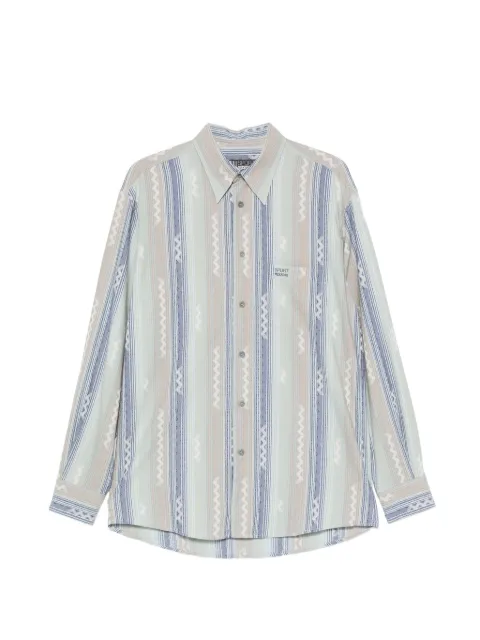 Missoni Pre-Owned 2000s zigzag-print shirt Blue MI250BHL