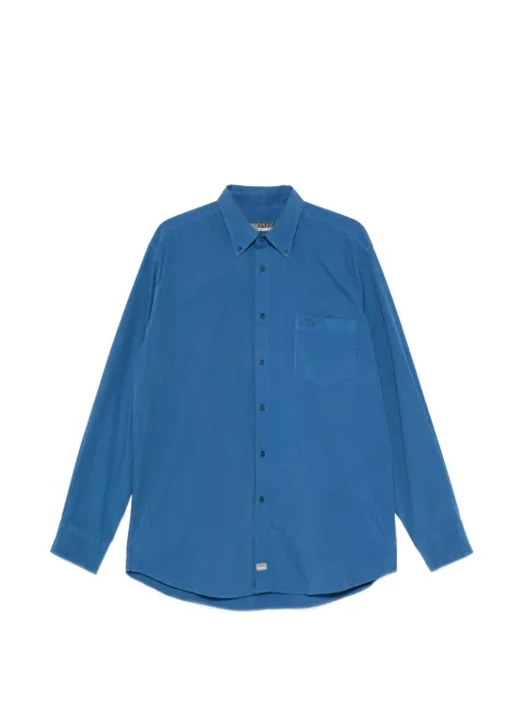 Missoni Pre-Owned 2000s button-down chest-pocket shirt Blue MI250BHK