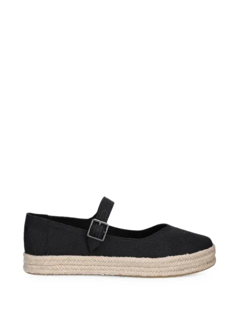 Toms Carolina buckled platform espadrilles Black 10021878