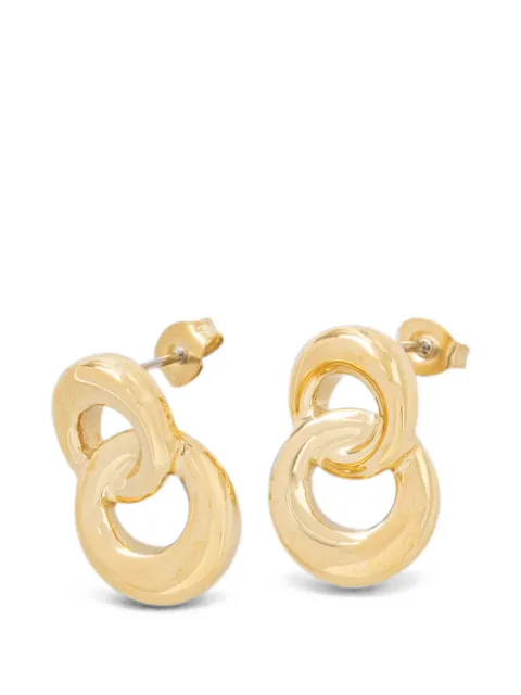 Trussardi interlocking-ring earrings Gold TJBJV04