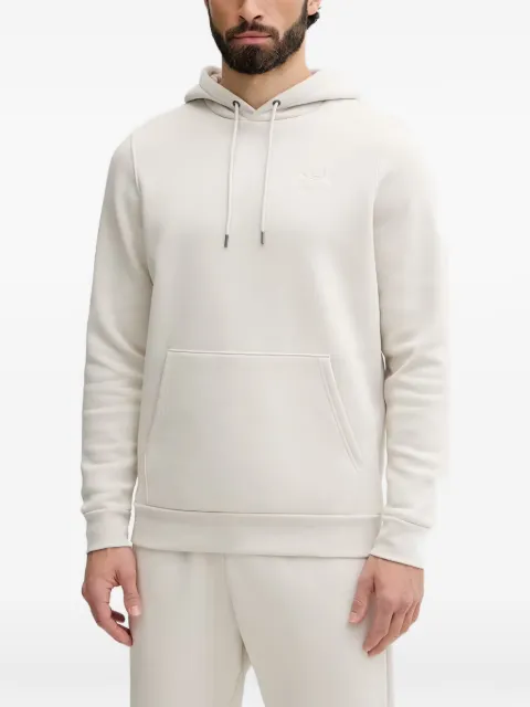 Under Armour Icon logo-embroidered pouch-pocket hoodie White 1373880