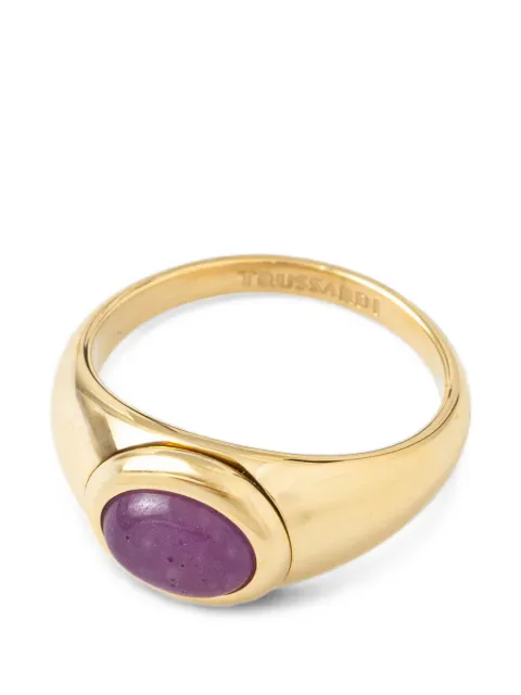 Trussardi stone-embellished ring Gold TJAYY170