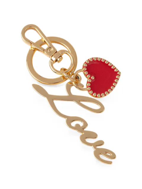Love Moschino heart-charm keyring Gold JC5406PP1OL22