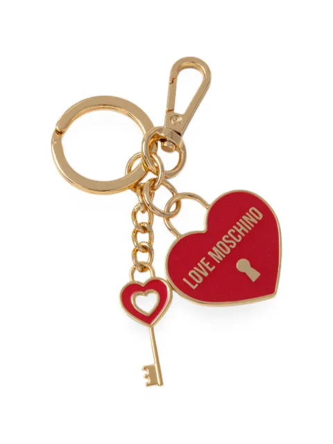 Love Moschino heart keyring Gold JC5404PP1OL22