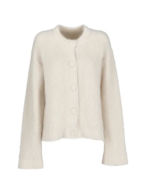 Jil Sander Pre-Owned crew-neck cardigan Neutrals MR6112513