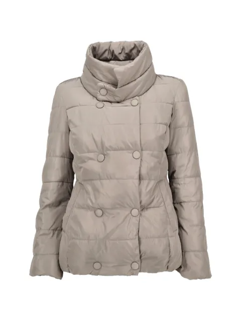 Trussardi Vintage double-breasted puffer coat Grey CVM251915