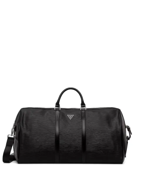 GUESS USA textured logo-plaque holdall Black TMMIPWP6235