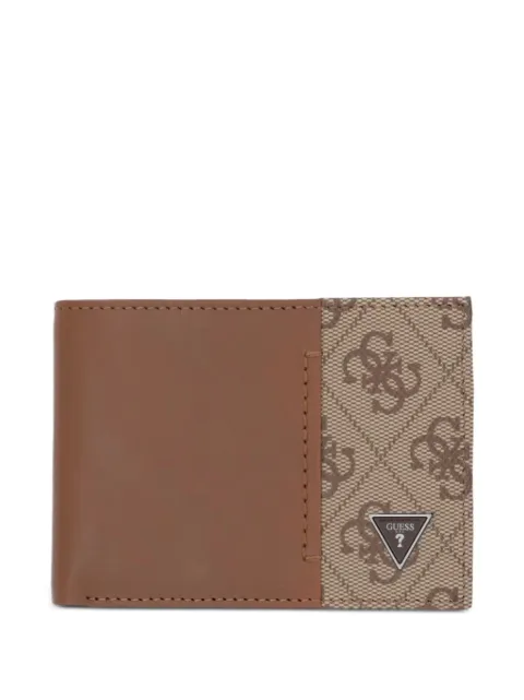 GUESS USA Milano logo-print wallet Neutrals SMMILLLEA94