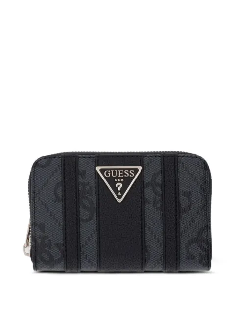 GUESS USA Laurel logo-print panelled wallet Grey SWSS7459140