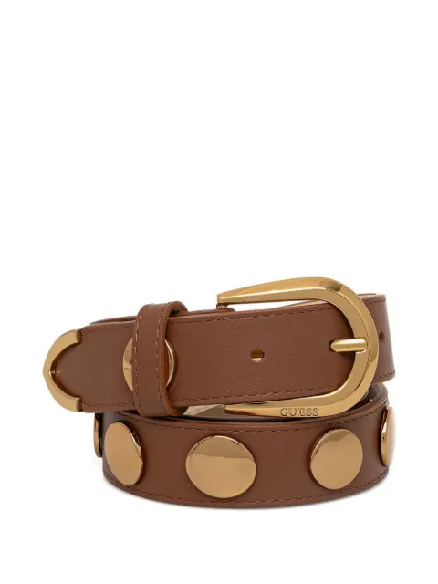 GUESS USA stud-embellished belt Brown BW9348P6230