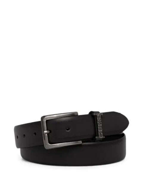 GUESS USA logo-plaque buckle belt Black BM7862P6135