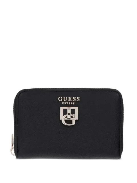 GUESS USA Bianca logo-plaque zip-around wallet Black SWBG9907140