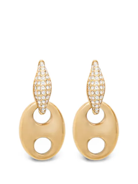 GUESS USA crystal-embellished drop earrings Gold JUBE06221JW