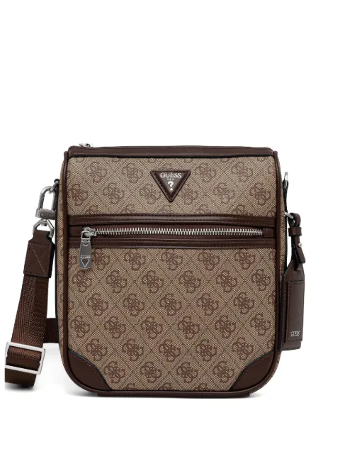 GUESS USA Milano monogram-print crossbody bag Neutrals HMMILLP6217