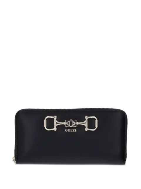 GUESS USA Janie horsebit-detail wallet Black SWVG9910146
