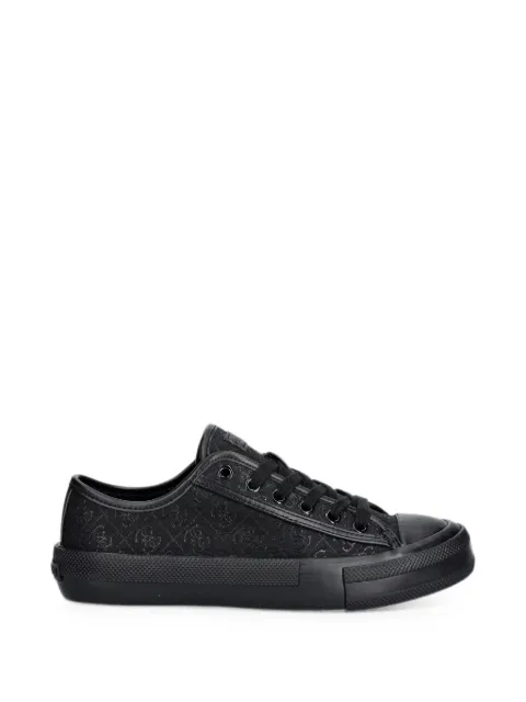 GUESS USA Carey logo-monogram low-top sneakers Black FLJCR2FAL12