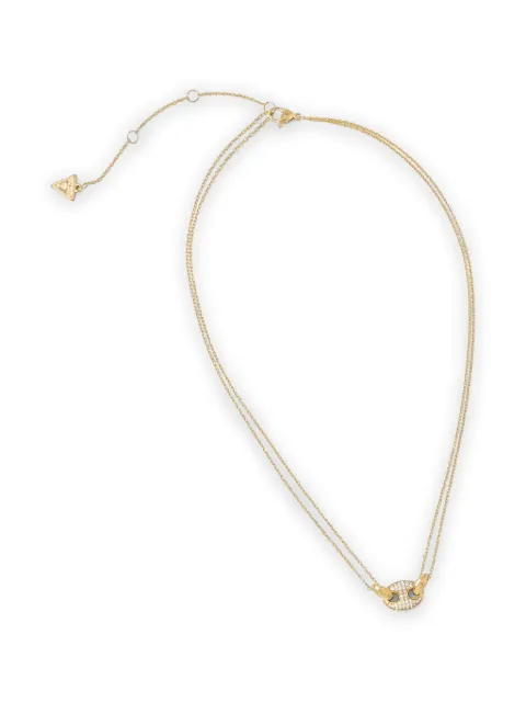 GUESS USA Marina crystal-embellished layered necklace Gold JUBN06220JW