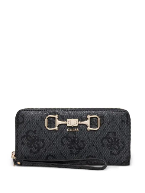 GUESS USA logo-print wallet Grey SWOS9924146