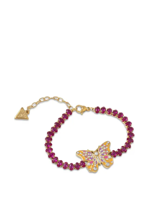 GUESS USA Butterfly crystal-embellished bracelet Gold JUBB06113JW