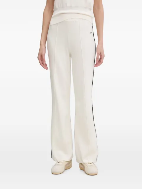 GUESS USA logo-print side-stripe track pants Neutrals V6RB14Z4642