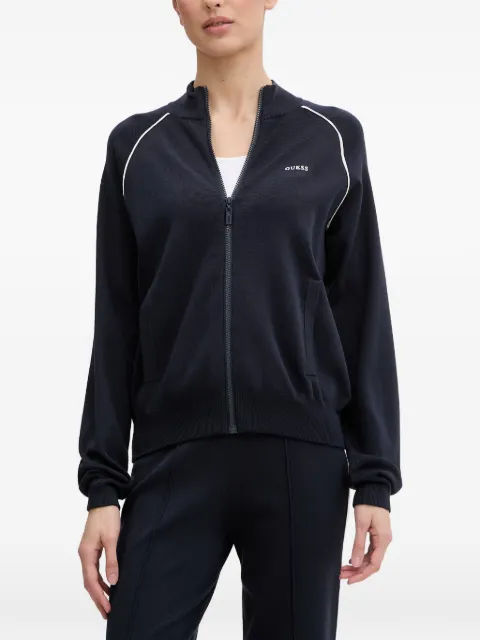GUESS USA piped raglan-sleeve sweatshirt Blue V6RQ11Z4642
