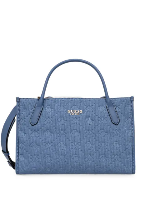 GUESS USA logo-debossed tote bag Blue HWPG9769220