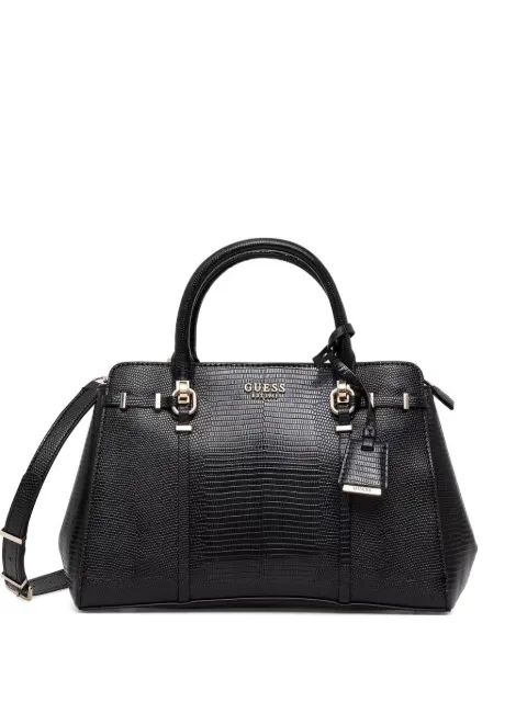 GUESS USA lizard-effect tote bag Black HWKG9721060