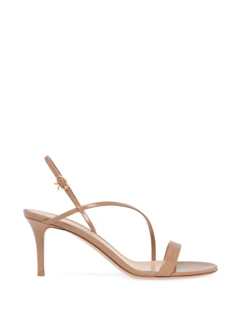 Gianvito Rossi Manhattan leather sandals Neutrals G3276870RICNUI