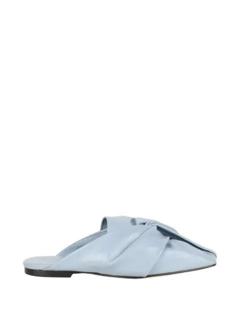 JVAM twisted square-toe mules Blue 40287CHAPMAXIMELTBLUE