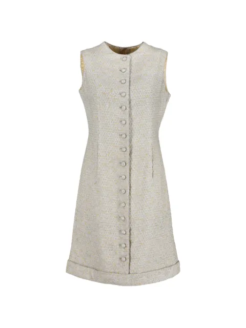 Harry Halgo button-front sleeveless dress Grey MRTHG1