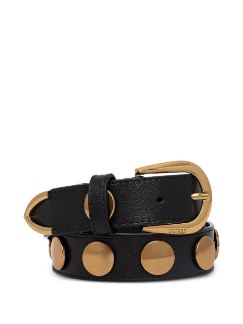 GUESS USA stud-embellished leather belt Black BW9348P6230