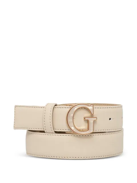 GUESS USA logo-plaque belt Neutrals BW9345P6230