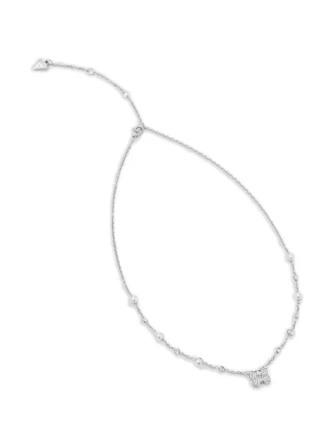GUESS USA Butterfly faux-pearl necklace Silver JUBN06125JW