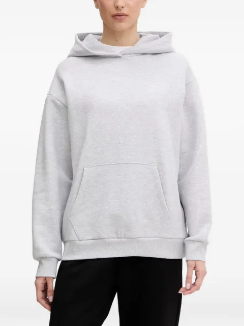 GUESS USA logo-embroidered hoodie Grey V6RQ14K9V31