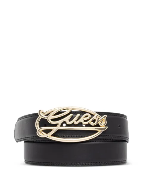 GUESS USA logo-plaque belt Black BW9339P6235