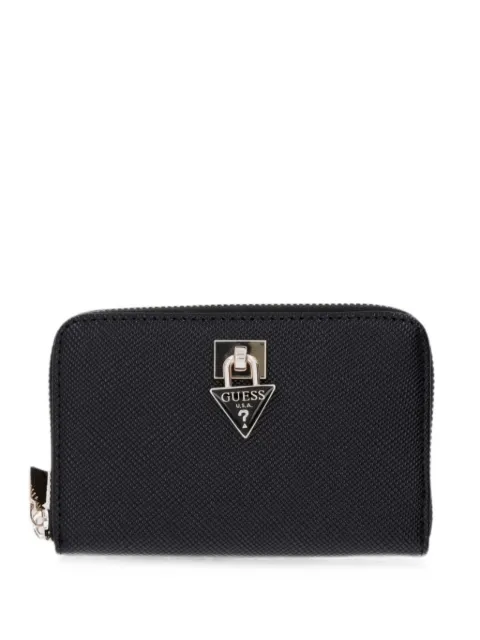 GUESS USA logo-plaque zip-around wallet Black SWZG9919140