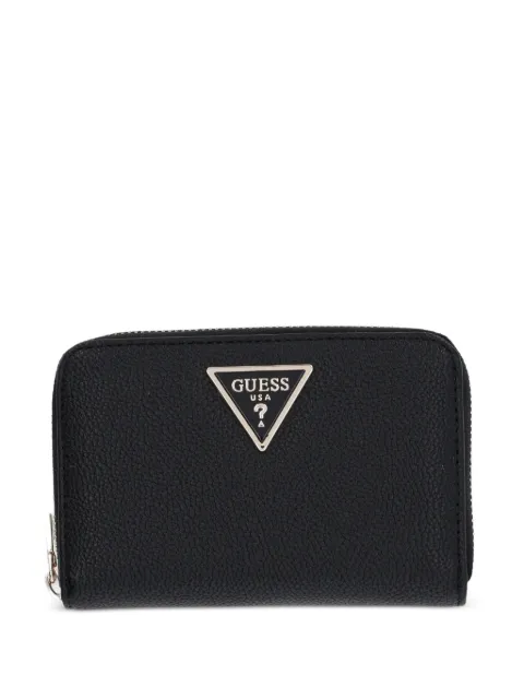 GUESS USA logo-plaque zip-around wallet Black SWBG7459140