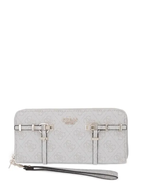 GUESS USA monogram-print buckled wallet Grey SWSG9917146