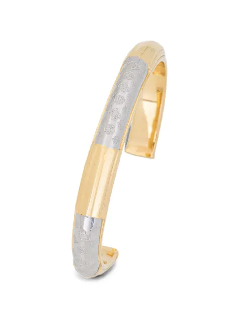 GUESS USA Viva Soleil logo-engraved cuff bracelet Gold JUBB06167JW