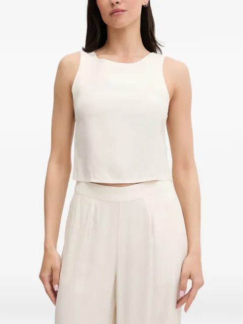 GUESS USA bow-detail open-back top Neutrals E6GH05WP232
