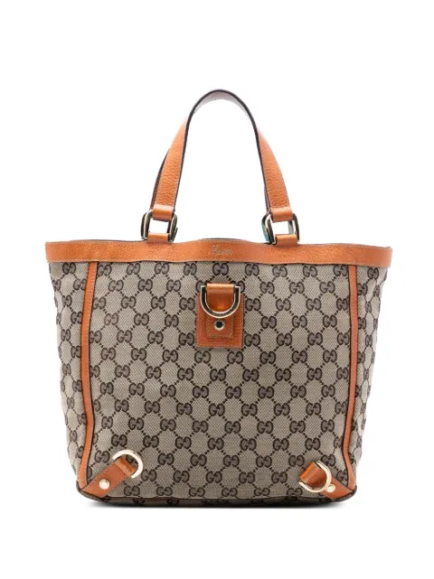 Gucci Pre-Owned 2000-2015 GG Canvas Abbey D Ring tote bag Orange 5SMX7ODO573NXRHV