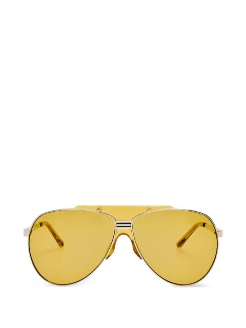 Linda Farrow Amelia pilot-frame sunglasses Silver ATTICO78
