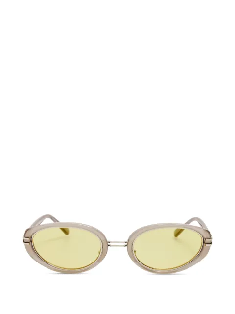Linda Farrow Ambra oval-frame sunglasses Neutrals ATTICO83