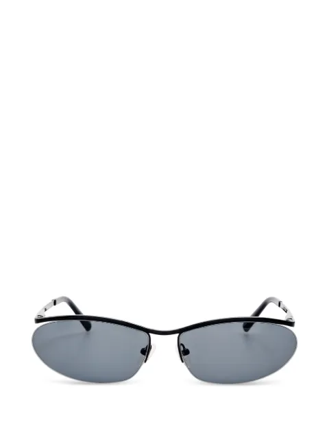 Linda Farrow oval-frame sunglasses Black ATTICO84