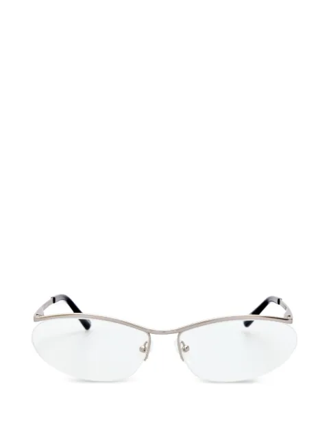 Linda Farrow cat-eye frame glasses Silver ATTICO84