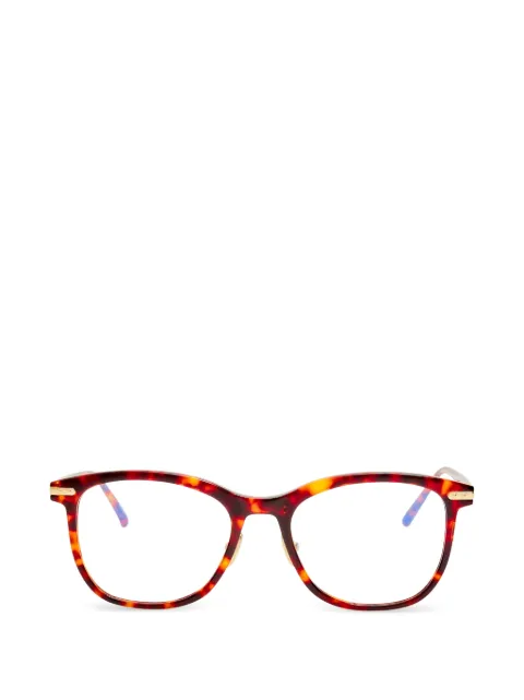Linda Farrow square-frame glasses Brown LF106A