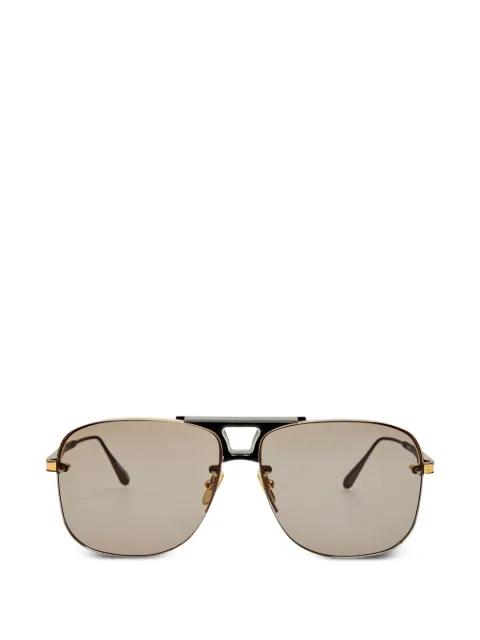 Linda Farrow square-frame sunglasses Gold LFL1689